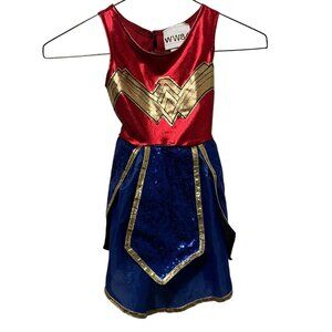 Rubies Girls Size 3-4 DC Wonder Woman Costume Dress Up Halloween